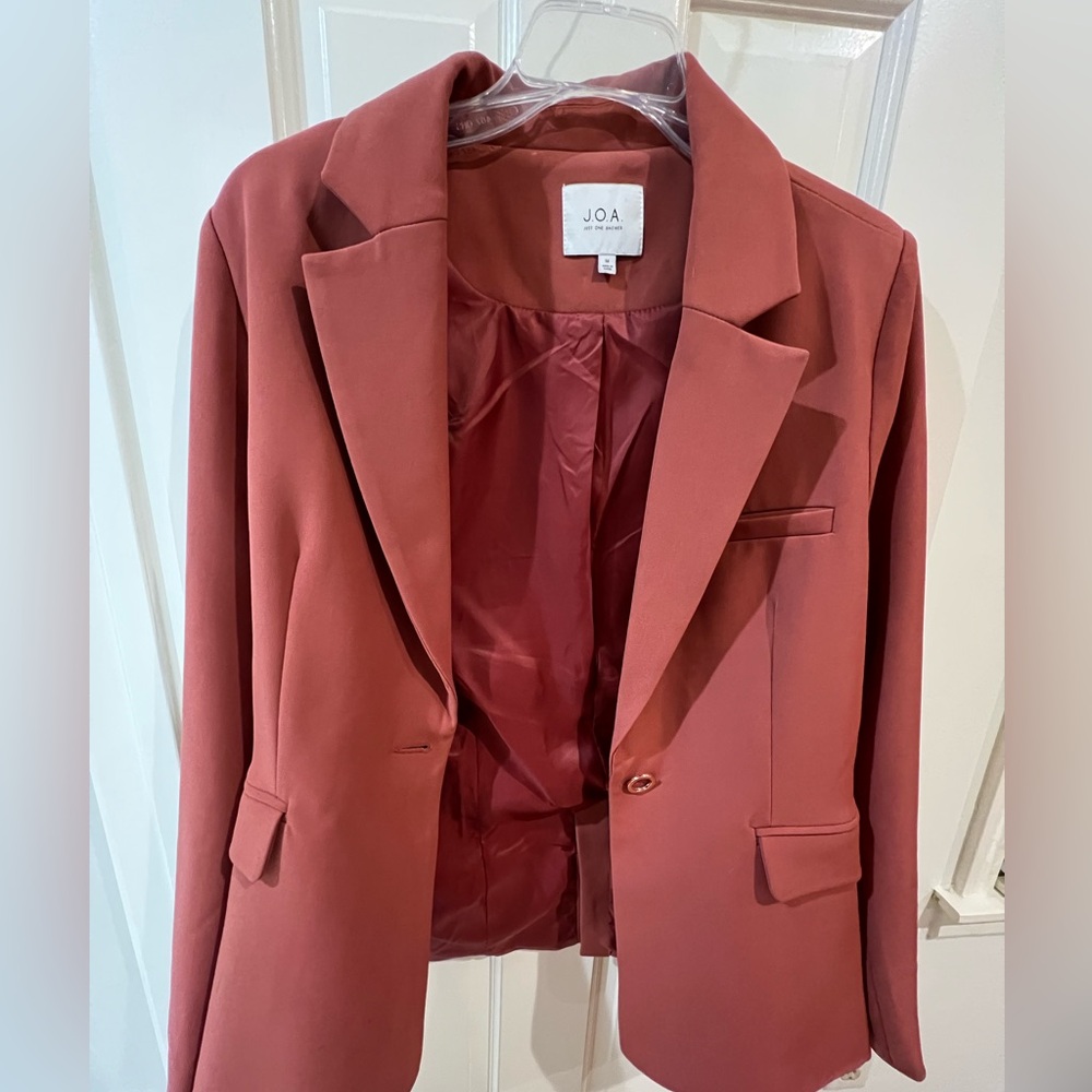 J.O.A. Women's Terracotta Blazer